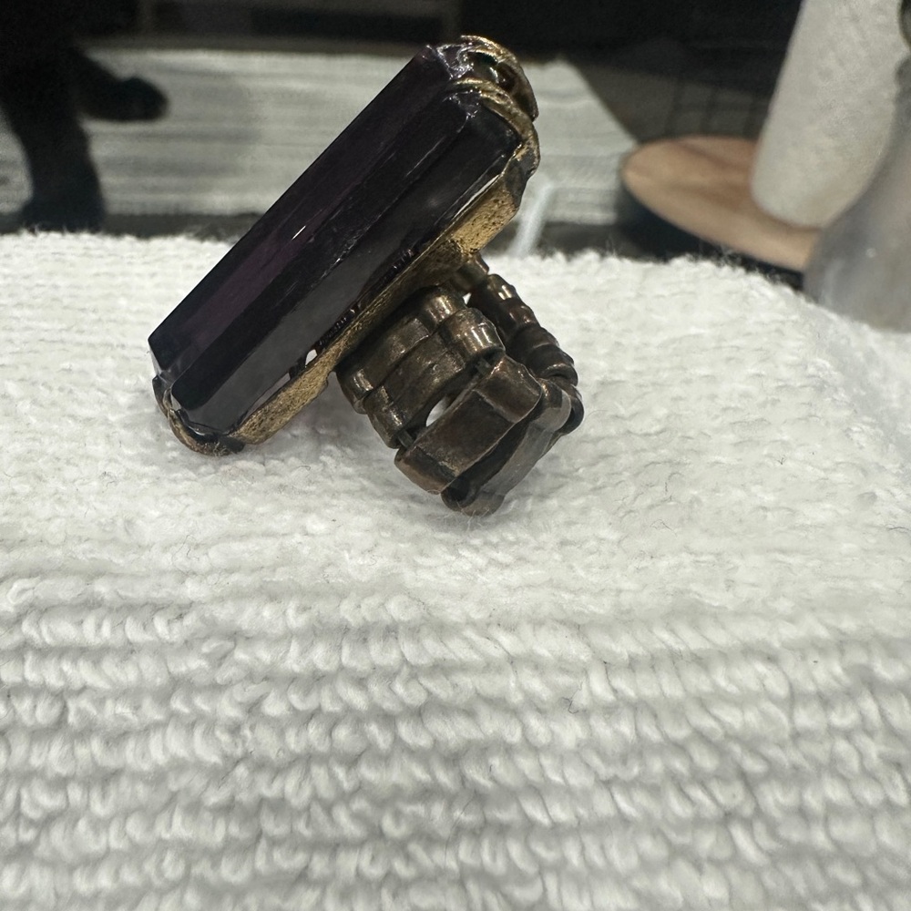 Purple Statement Ring - image 3